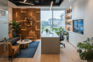 Modern Directors Cabin Design Trends in Delhi NCR_ Elevate Executive Spaces in Noida and Gurugram
